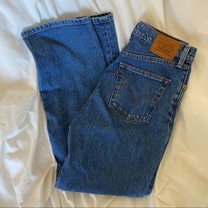 levi’s ribcage straight ankle jeans